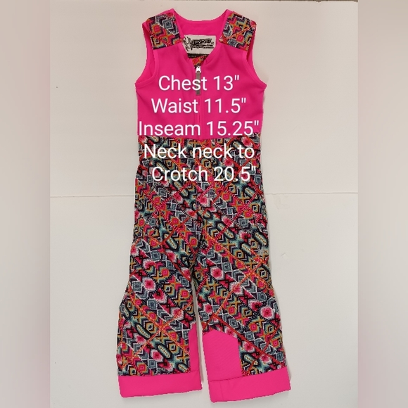 Spyder Girls Friends Forever Sparkle Primaloft Insulated Snow Bibs /Overalls - Picture 9 of 14